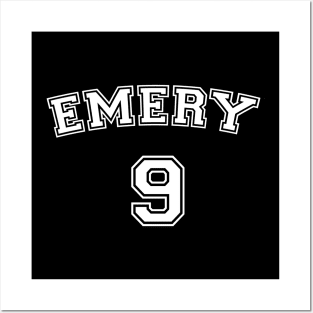 Xavier Emery Jersey White Posters and Art
